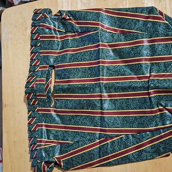 Longaberger 1998 Glad Tidings over the edge Imperial Stripe fabric liner - Picture 2 of 3